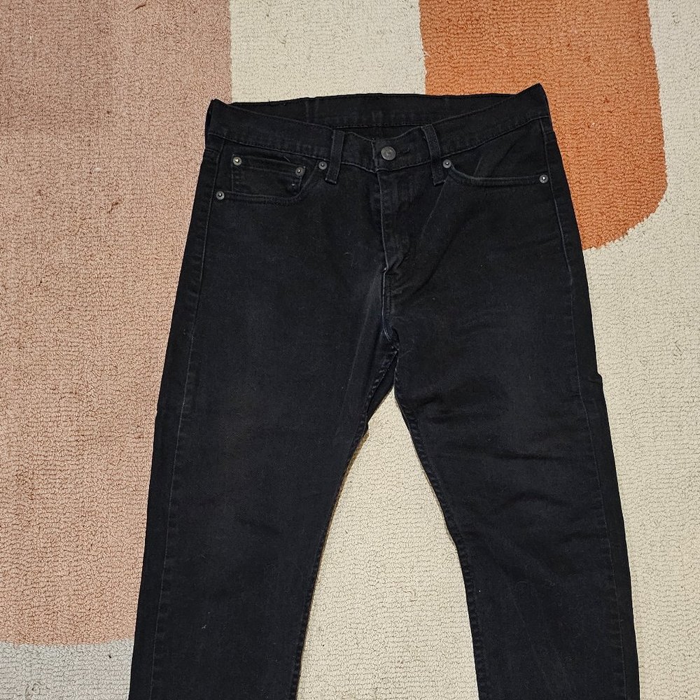 Levis Black Wash 31x30 510 fit Jeans